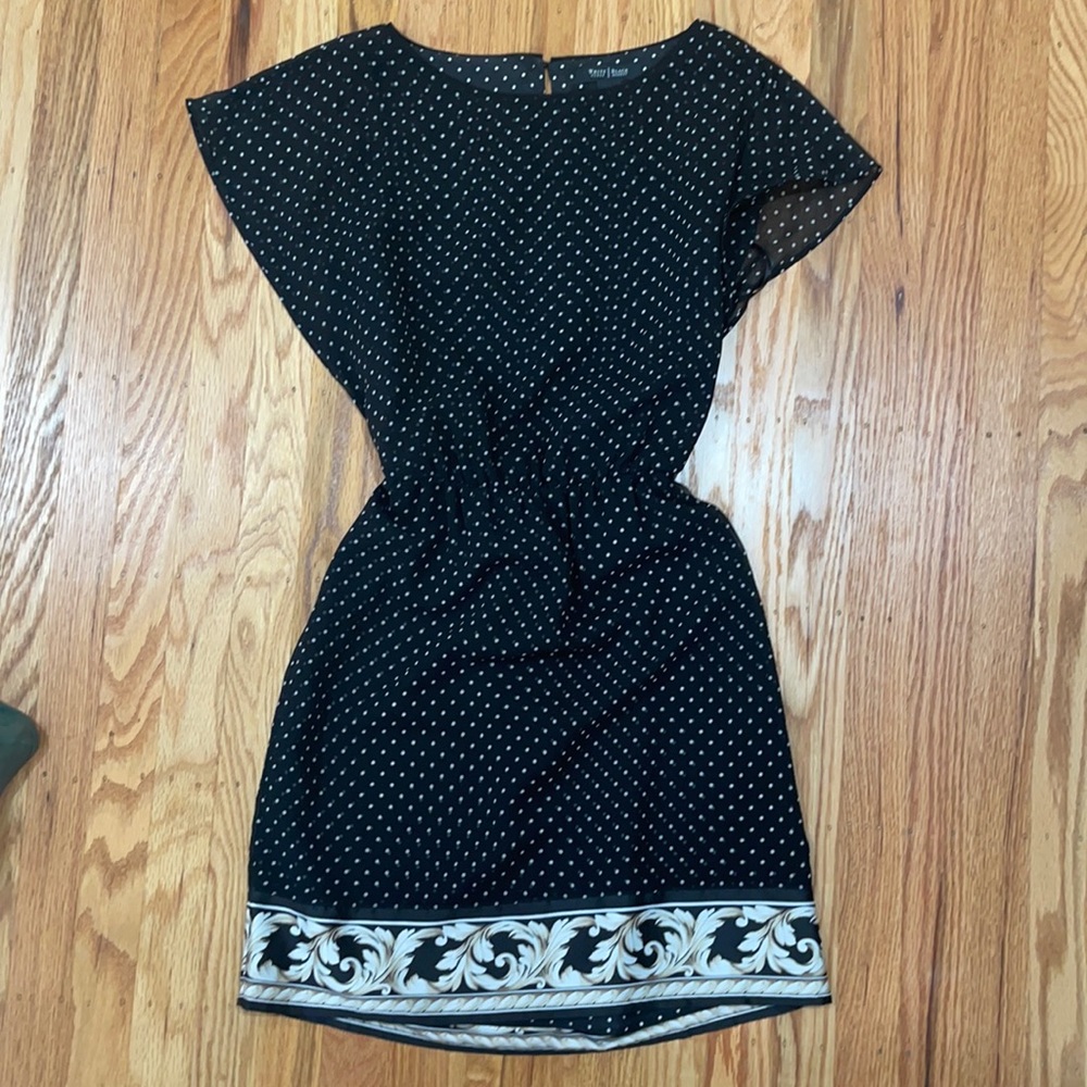 Black house white market dress